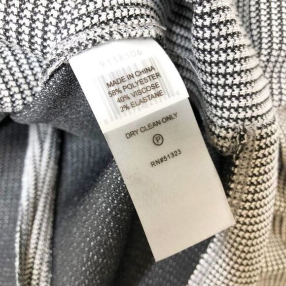 VINCE CAMUTO Ruched Sleeve Mini Houndstooth Jacket - Picture 6 of 8